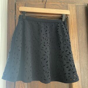 Banana Republic Black cutout skirt
